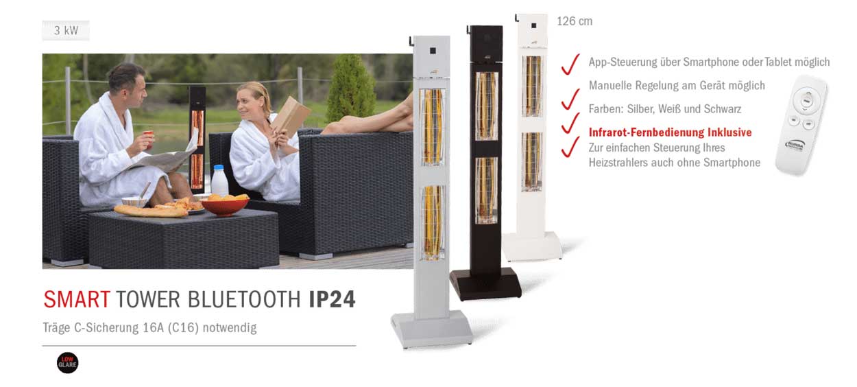 BURDA SMART Tower classic & Bluetooth 3kw